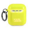 Karl Lagerfeld KLA2UCHFY AirPods coverżółty/yellow Choupette