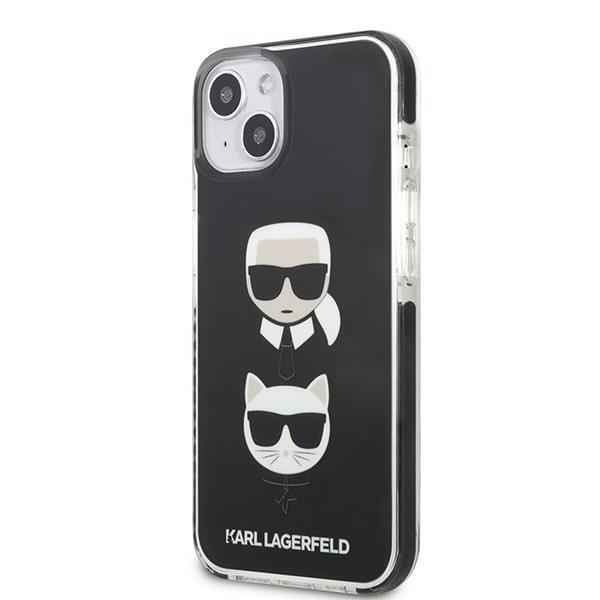 Karl Lagerfeld KLHCP13STPE2TK iPhone 13 mini 5,4 "hardcase black / black Karl &amp; Choupette Head
