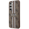 Guess GUHCS23MP4RPSW S23+ S916brązowy/brown hardcase 4G Printed Stripe