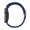 Pasek UNIQ Aspen Braided na Apple Watch 1/2/3/4/5/6/7/8/SE/SE2 40/38/41mm - niebieski