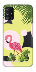 CaseGadget ETUI NADRUK FLAMING I KWIATY SAMSUNG GALACY A71 5G