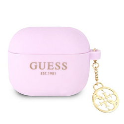 GUESS GUA3LSC4EU AIRPODS 3 COVER FIOLETOWY/PURPLE CHARM 4G COLLECTION