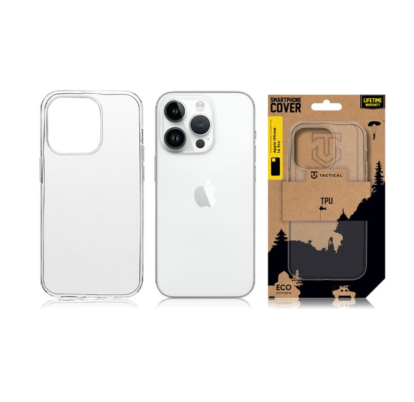 Tactical TPU Cover for Apple iPhone 14 Pro Transparent