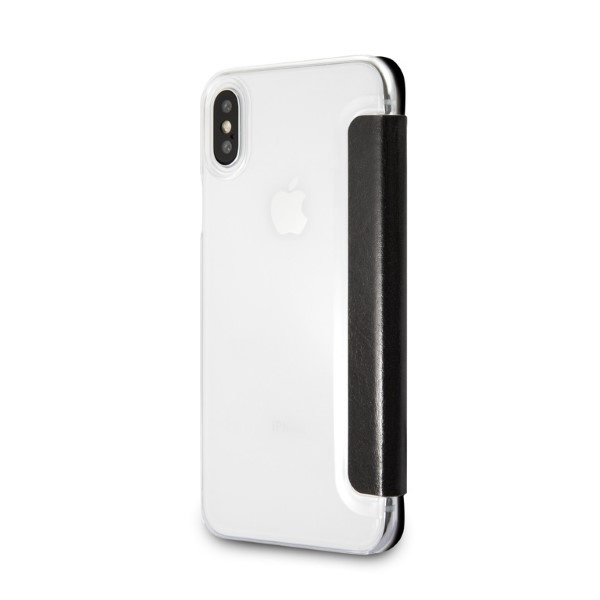 KARL LAGERFELD KLFLBKPXSB IPHONE X/XS BLACK/BLACK BOOKCASE SIGNATURE GLITTER
