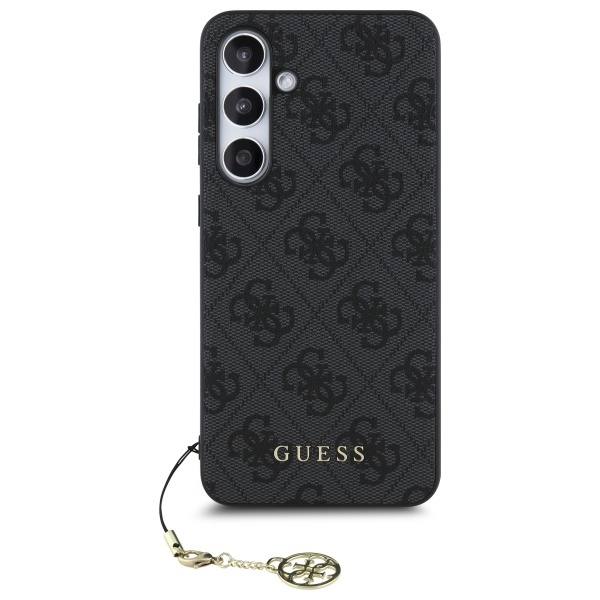 Guess GUHCS24FEGF4GGR S24 FE S721        szary/grey hardcase 4G Charms Collection
