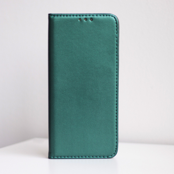 Etui Smart Magnetic do Motorola Moto G32 ciemnozielone