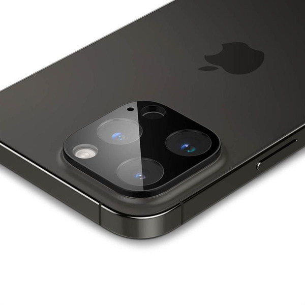 Osłona aparatu Spigen Optik.tR Camera Protector na iPhone 14 Pro / Pro Max / 15 Pro / Pro Max  / 16 Pro / Pro Max- czarna 2 szt.