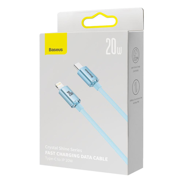 Baseus CAJY001303 Lightning - USB-C PD cable 20W 480Mb/s 1.2m - blue