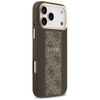 Etui Guess 4G Stripe MagSafe do iPhone   17 Pro Max brązowy