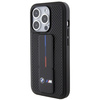 Etui BMW Grip Stand Smooth & Perforated na iPhone 15 Pro Max - czarne