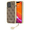 Guess GUHCP13XGF4GBR iPhone 13 Pro Max6,7" brązowy/brown hardcase 4G Charms Collection