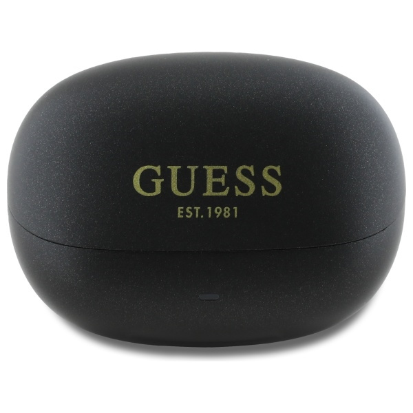 Guess słuchawki Bluetooth GUTWST88MCTGK  TWS + stacja dokująca czarny/black Capsule Printed Logo