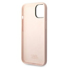 KARL LAGERFELD KLHCP14SSLKHLP IPHONE 14 / 15 / 13 6,1" HARDCASE RÓŻOWY/PINK SILICONE KARL`S HEAD