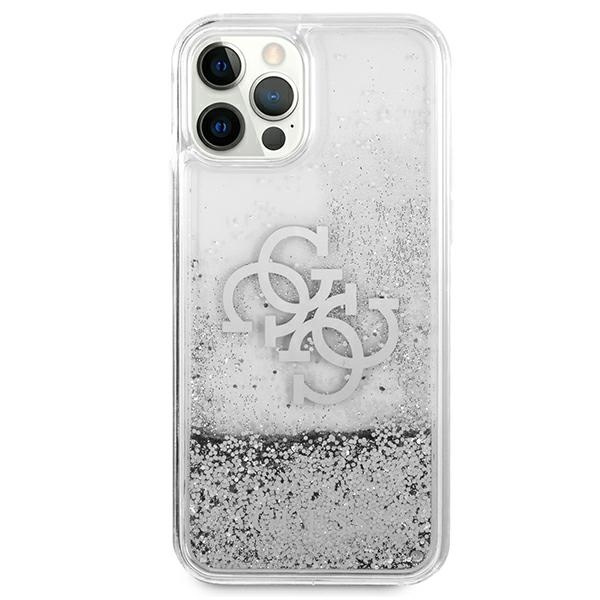 Guess GUHCP12LLG4GSI iPhone 12 Pro Max6,7" srebrny/silver hardcase 4G Big Liquid Glitter
