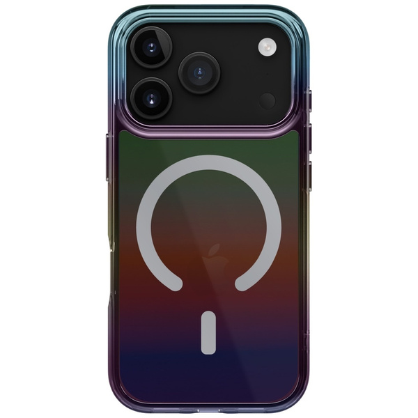Etui UNIQ Iridescia do iPhone 17 Pro     Magclick Charging midnight quartz
