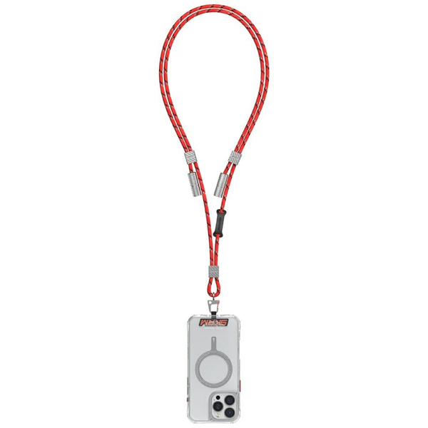 Uniwersalna smycz do telefonu kabel 2w1  Skinarma Dyno Ve USB-C/USB-C czerwony