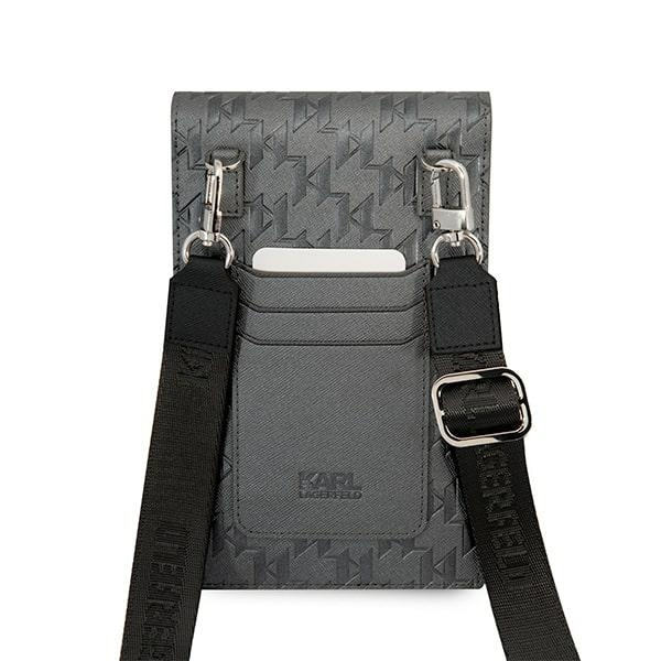 Karl Lagerfeld Ikonik Karl Monogram Patch bag - silver