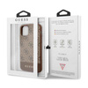 Guess GUHCN61G4GLBR iPhone 11 / Xr 6,1"brązowy/brown hard case 4G Stripe Collection