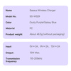 Baseus Simple Mini3 magnetic charger MagSafe Qi 15W blue