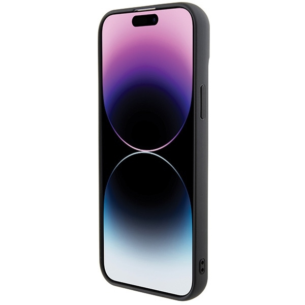 Etui Karl Lagerfeld 3D Rubber Multi Logo na iPhone 15 Plus - czarne