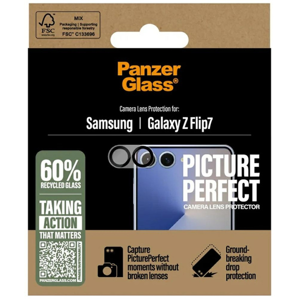 Szkło hartowane na obiektyw PanzerGlass  PicturePerfect do Samsung Galaxy Z Flip7