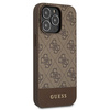 Guess GUHCP13LG4GLBR iPhone 13 Pro / 136,1" brązowy/brown hard case 4G Stripe Collection