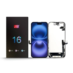 JH Wyświetlacz + dotyk do Apple iPhone 16 FHD zmienny układ IC QUALITY
