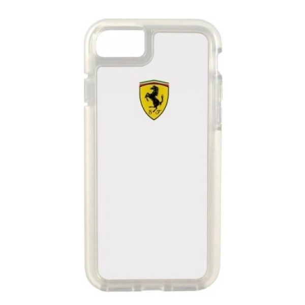 Etui Ferrari Shockproof na iPhone 7 / 8 / SE 2020 / SE 2022 - przezroczyste
