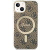 Guess GUHMP14SH4STW iPhone 14 / 15 / 136.1" brązowy/brown hardcase 4G MagSafe
