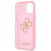 Guess GUHCP12LPCUGL4GPI iPhone 12 ProMax 6,7" różowy/pink hard case Glitter 4G Big Logo