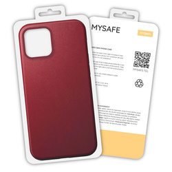 MYSAFE ETUI SKIN IPHONE 11 BORDOWY PUDEŁKO