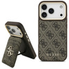 Etui Guess 4G z portfelem Magsafe do     iPhone 17 Pro brązowy