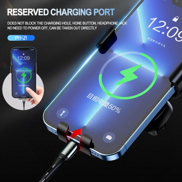 JELLICO uchwyt samochodowy grawitacyjny PH21 Czarny