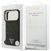 Etui Guess 4G Triangle Logo MagSafe do   iPhone 17 Pro Max czarny złoty