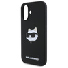 Karl Lagerfeld KLHMP16SSCHPPLK iPhone 16 czarny/black HC MagSafe Sil Choupette Head Print