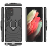 RING ARMOR CASE FOR SAMSUNG GALAXY S23 ULTRA ARMORED COVER MAGNETIC RING HOLDER BLACK