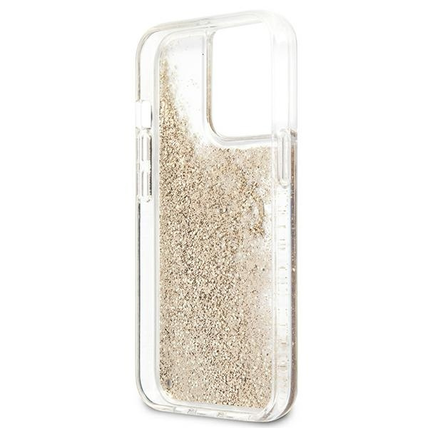 Guess GUHCP13XLG4GGO iPhone 13 Pro Max6,7" złoty/gold hardcase 4G Big Liquid Glitter
