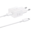 Ład. siec. Samsung EP-T2510XW 25WFast Charge + kabel USB-C/USB-C biały/white