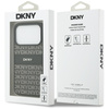Etui DKNY Repeat Texture Pattern with    Tonal Stripe do iPhone 17 Pro czarny