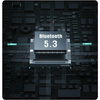 USAMS Słuchawki Bluetooth 5.3 TWS X-don series ENC bezprzewodowe fioletowy gradient/purple blue BHUENCXD04 (US-XD19)