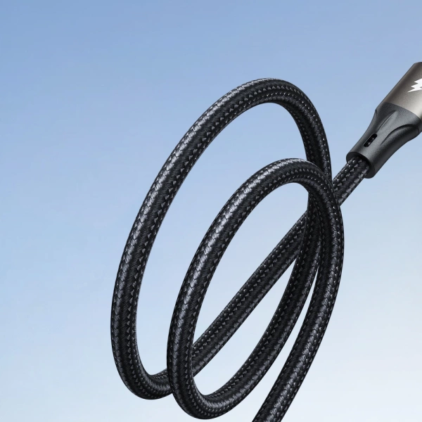 Kabel Joyroom Light-Speed Series SA25-AC6 USB-A / USB-C szybki transfer 100W 2m - czarny