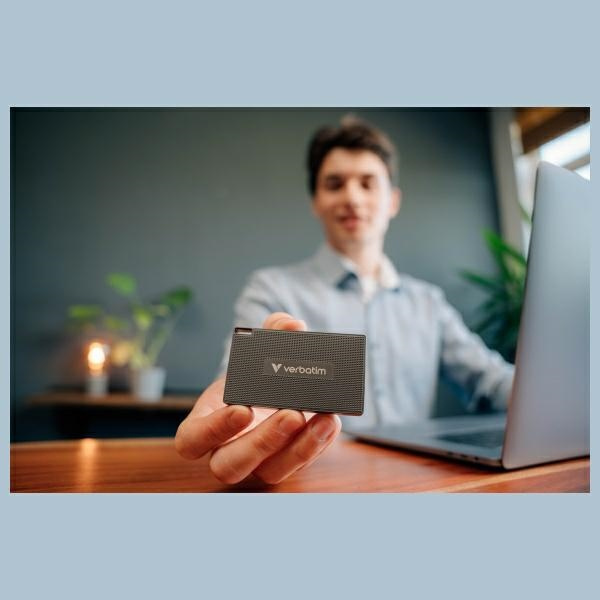Verbatim Mini Dysk SSD 1TB USB-C 3.2 +    kabel USB-C/USB-C-USB-A metalowy/metal 32031
