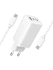 Freenet Basics - Travel Charger USB-C/-A PD 65W GaN White