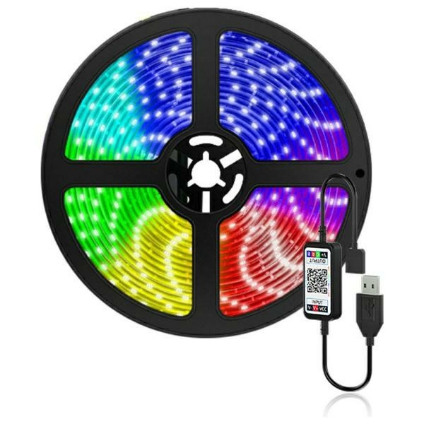 Taśma LED RGB z kontrolerem Bluetooth 5m XTRIKE ME HT-5050 B5