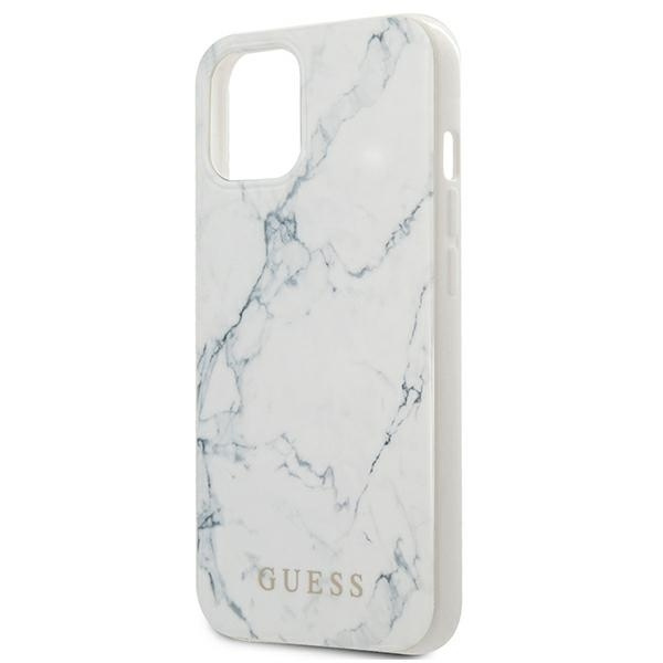 Guess GUHCP13MPCUMAWH iPhone 13 / 14 /15 6.1" biały/white hardcase Marble