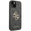 Guess GUHCP15S4GMGGR iPhone 15 / 14 / 13 6.1" szary/grey hardcase 4G Big Metal Logo