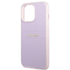 Guess GUHCP13LPSASBPU iPhone 13 Pro / 136,1" fioletowy/purple Saffiano Hot Stamp & Metal Logo