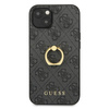 Guess GUHCP13S4GMRGR iPhone 13 mini 5,4"szary/grey hardcase 4G with ring stand