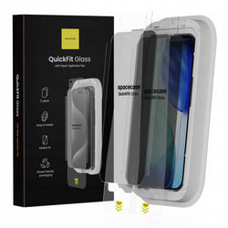 Spacecase Szkło prywatyzujące Szkło prywatyzujące QuickFit Privacy iPhone 16 Pro Max / 17 Pro Max