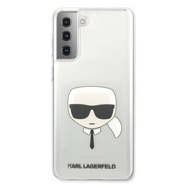 KARL LAGERFELD KLHCS21SKTR S21 G991 HARDCASE TRANSPARENT KARL`S HEAD